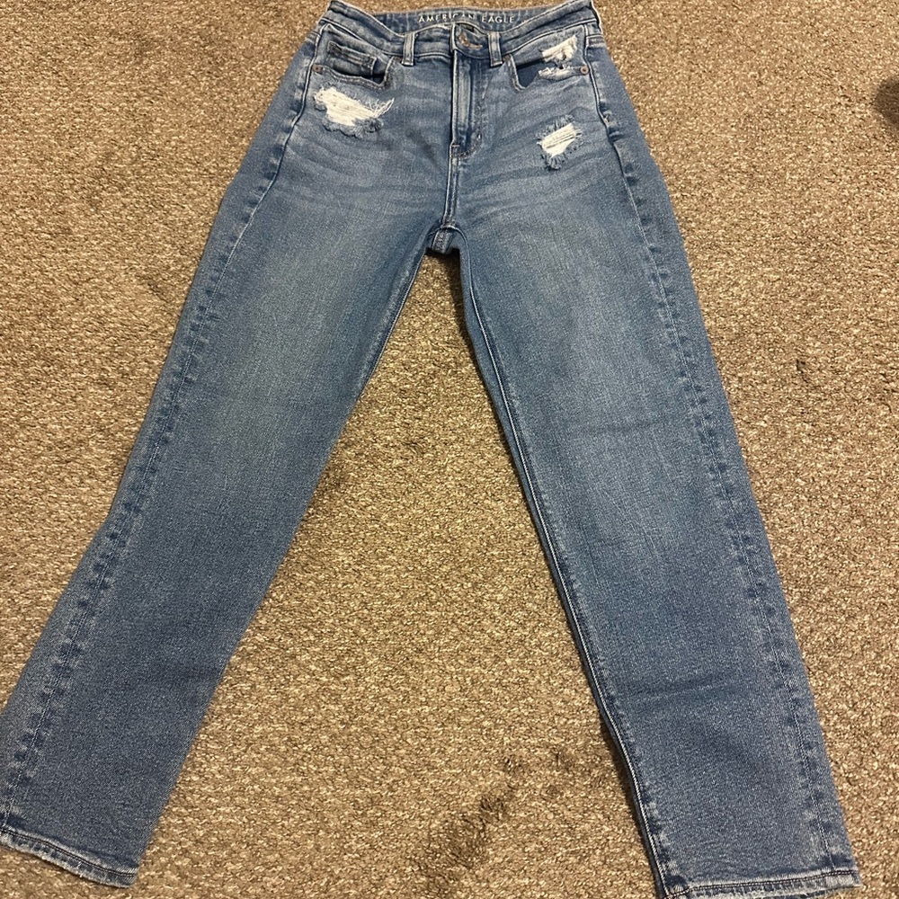American Eagle Outfitters Blue Straight Leg Jeans